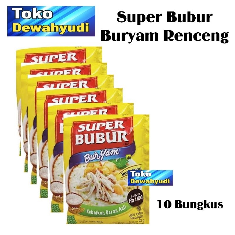 

BURYAM Super bubur instan Renceng 10 sachet
