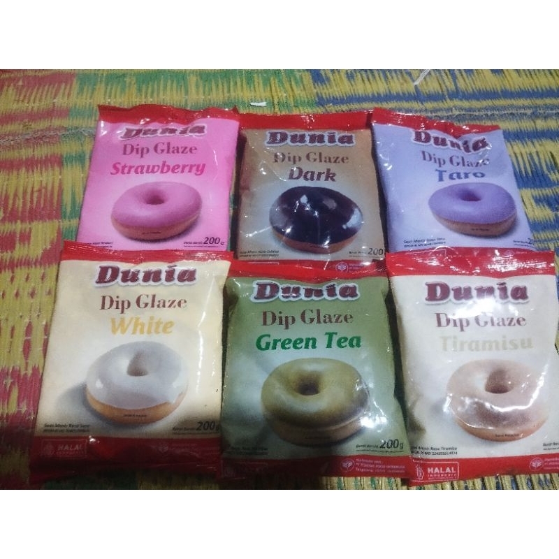 

DUNIA GLAZE 200 GRAM / DUNIA GIPGLAZE 200 GRAM / DIPGLAZE