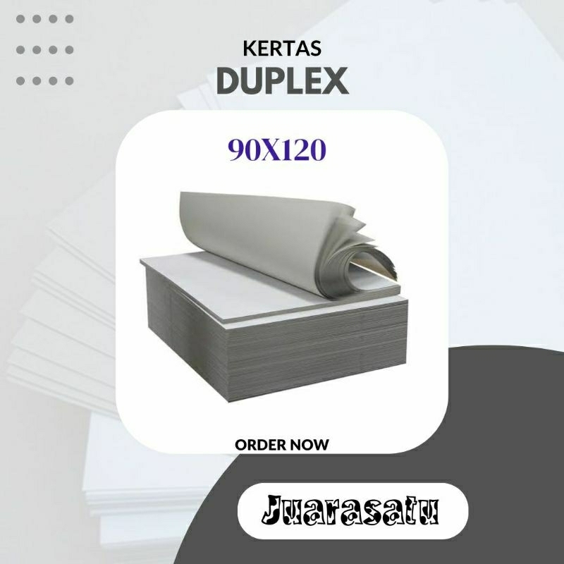 

kertas duplex plano 90x120