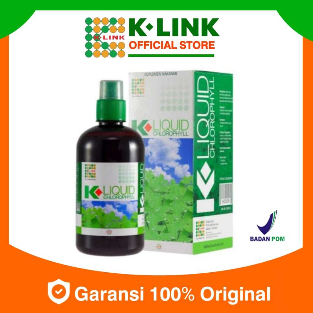 Klorofil K link.Klorofil K link Original.Klorofil K link Original asli.Kliquid Chlorophyl Original.k