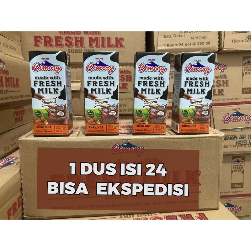 

1 Dus Susu UHT Cimory 250 ml Almond BISA REGULER/ KARGO