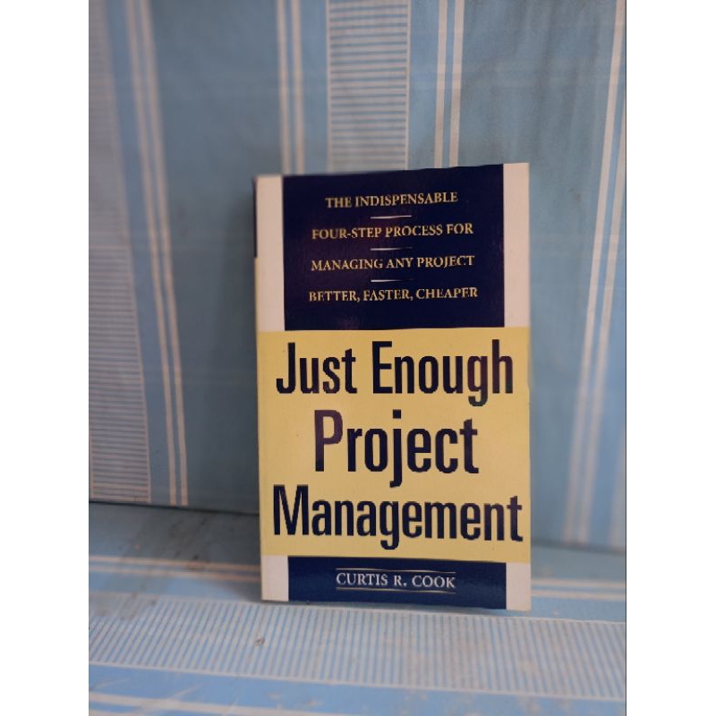 IMPORT: JUST ENOUGH PROJECT MANAGEMENT by curtis r.cook