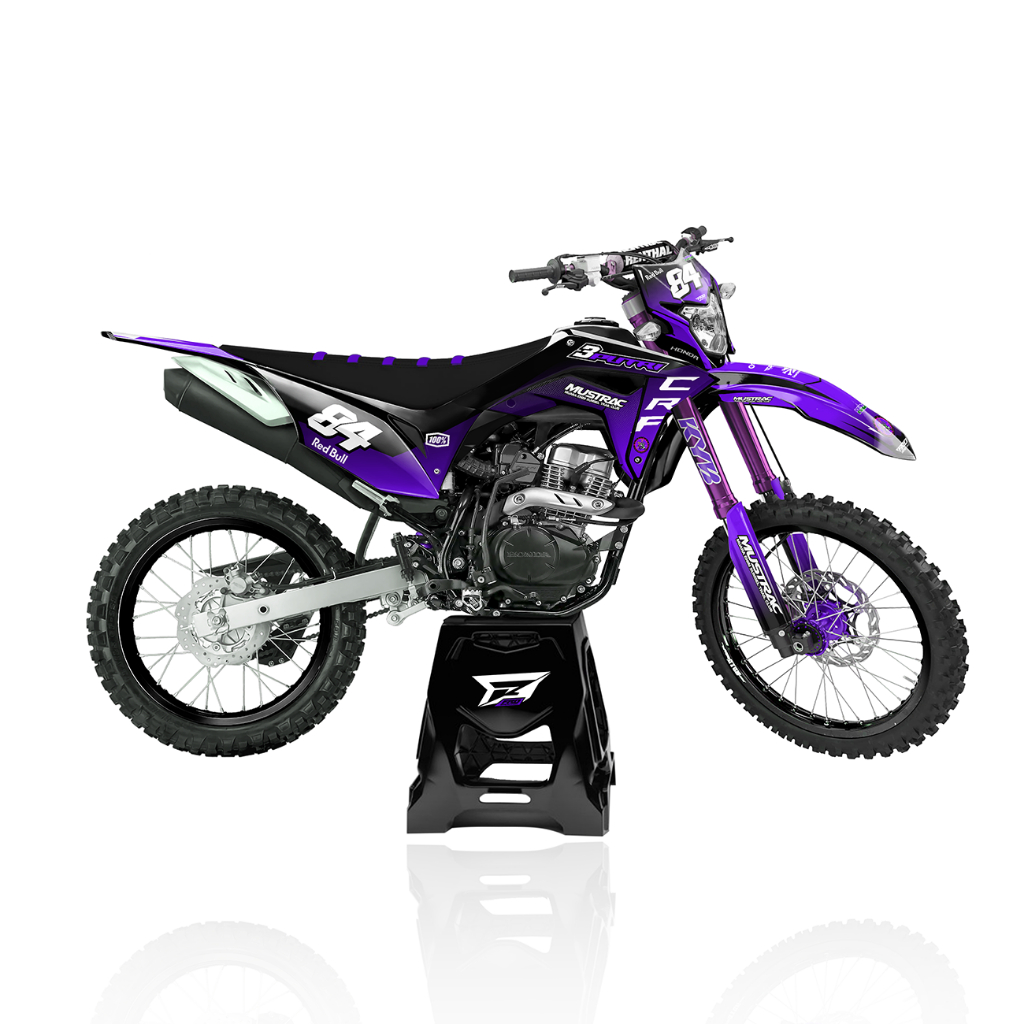 Decal CRF 150L fullbody Warna Merah Hitam Bisa COD striping original honda CRF 150l 450R