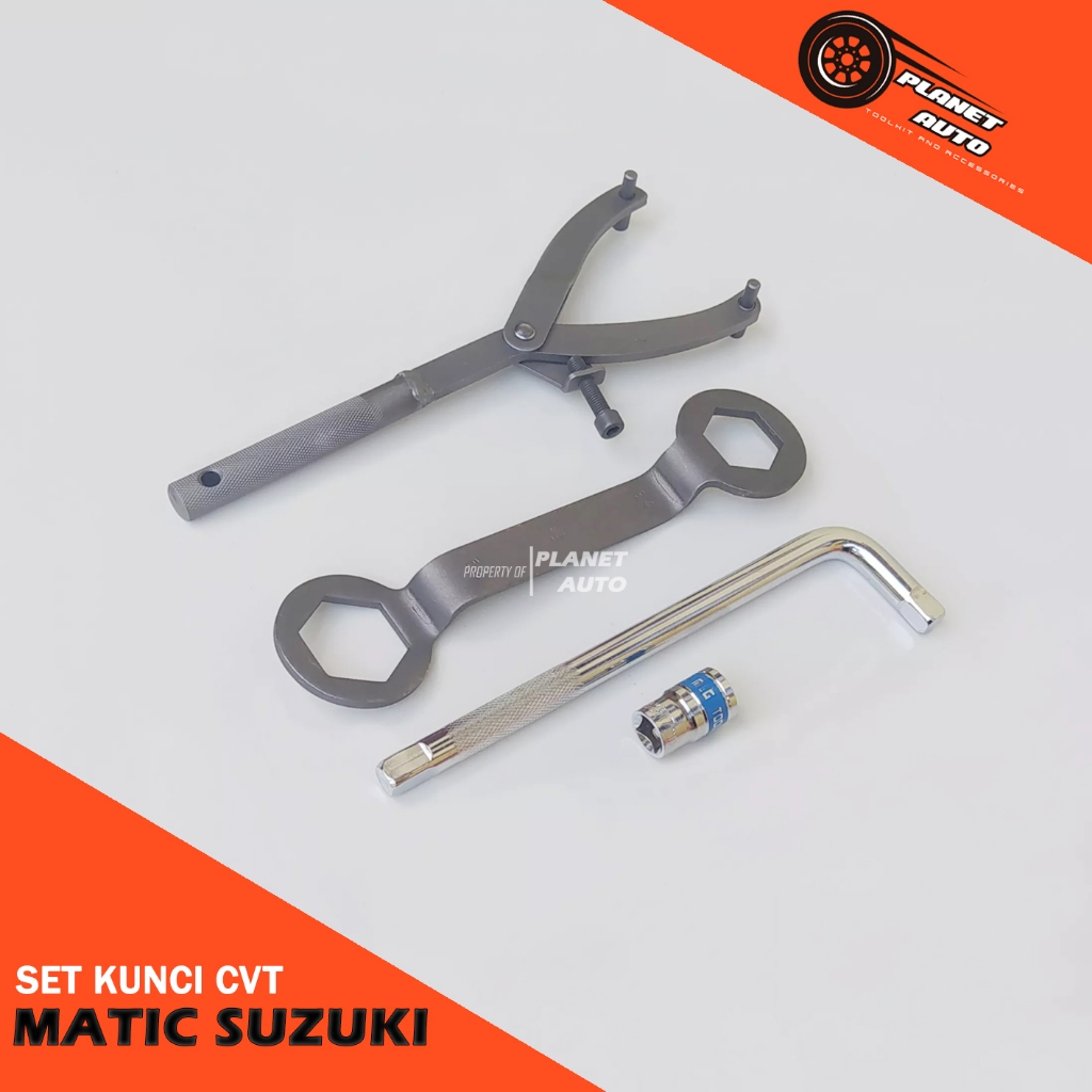 Set Paket Kunci CVT Motor Matic Suzuki Spin Skywave Skydrive Hayate Addres