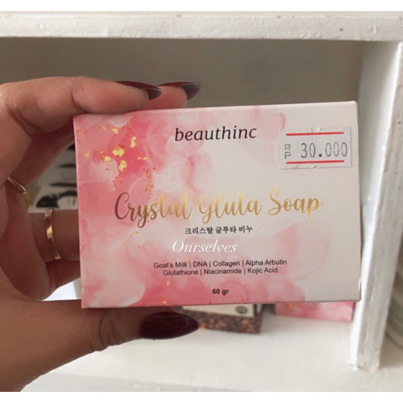 Beauthinc Crystal Gluta Soap 60gr