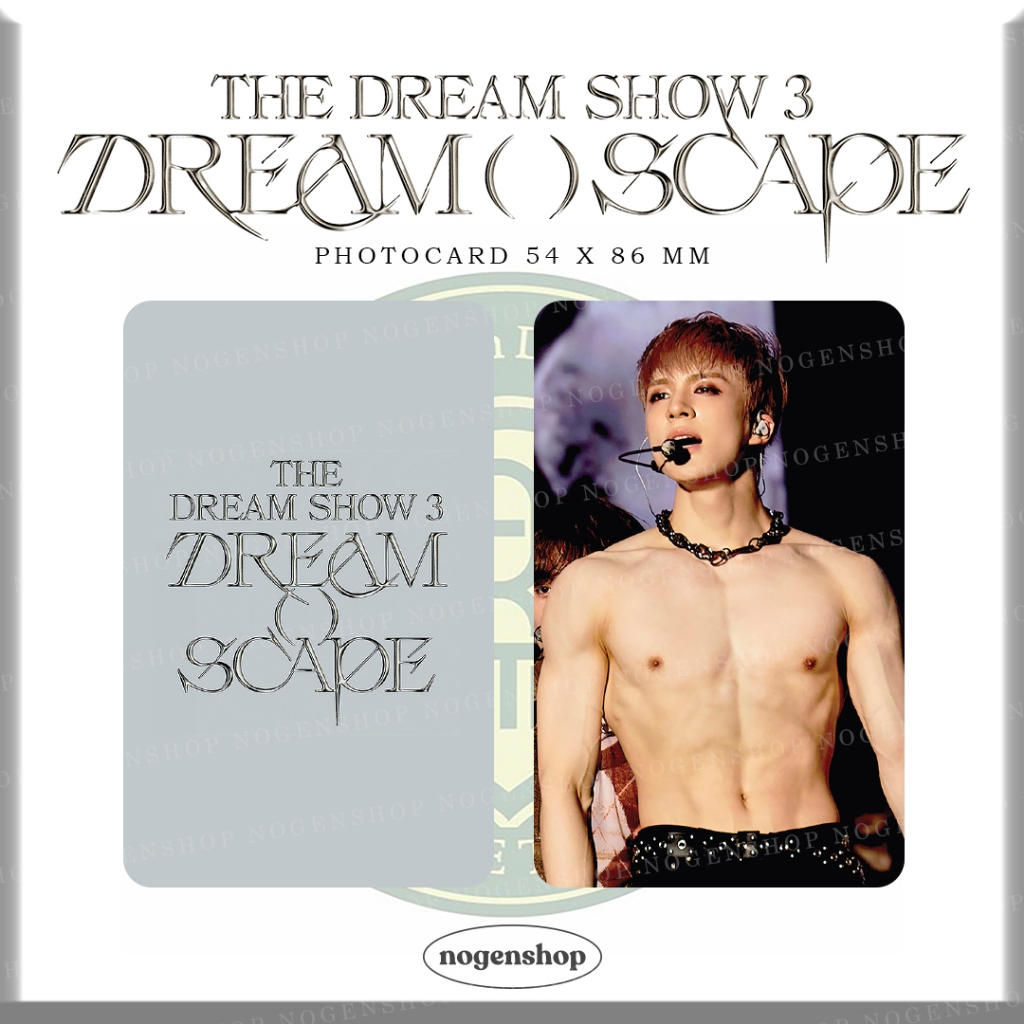 [UNOFFICIAL/FANMADE] PHOTOCARD PC NCT DREAM THE DREAM SHOW 3: DREAM( )SCAPE