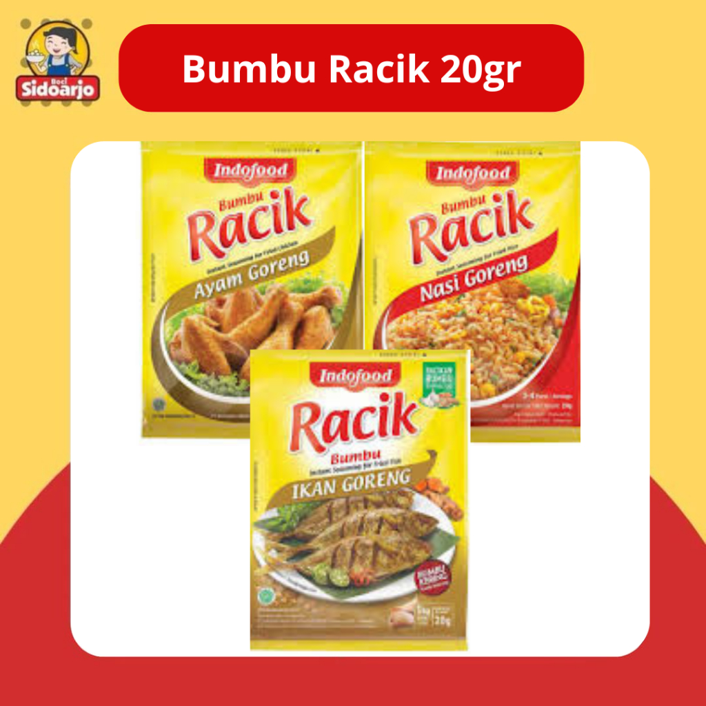 

Bumbu Racik Masak Bumbu Kering Satuan Sachet - Ayam Goreng / Nasi Goreng / Ikan Goreng