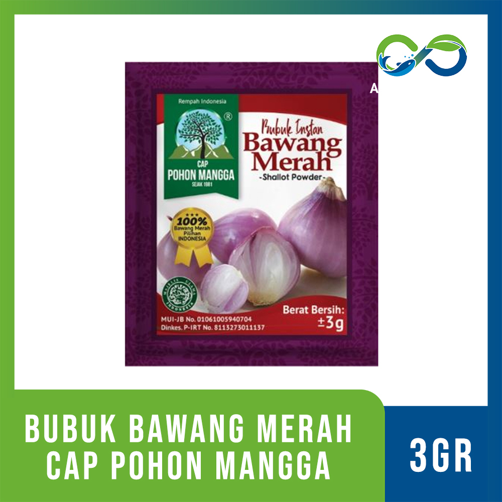 

[AquaEcofarm] BUBUK Bawang Merah Rempah Indonesia Sachet Cap Pohon Mangga Bandung