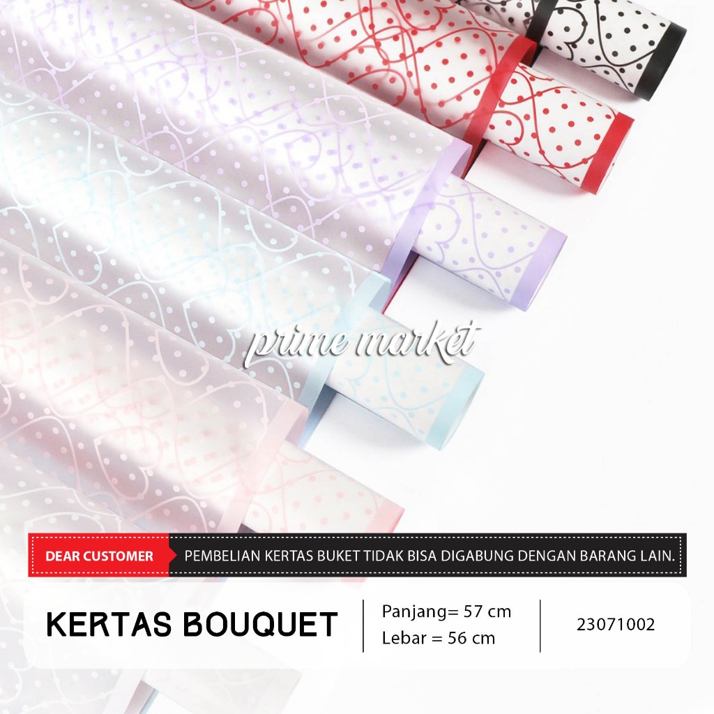 

Kertas Buket Bunga Kertas Cellophane Buket Kertas Bucket Kertas Wrapping Buket Transparan (23071002)