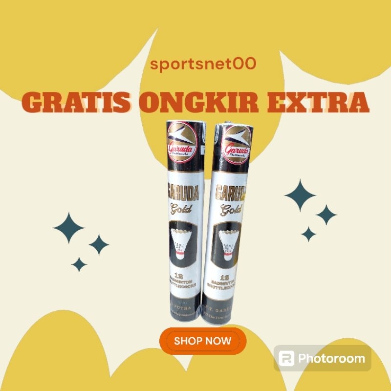 Shuttlecock Garuda Gold Putih / Bola Raket Garuda Gold Putih