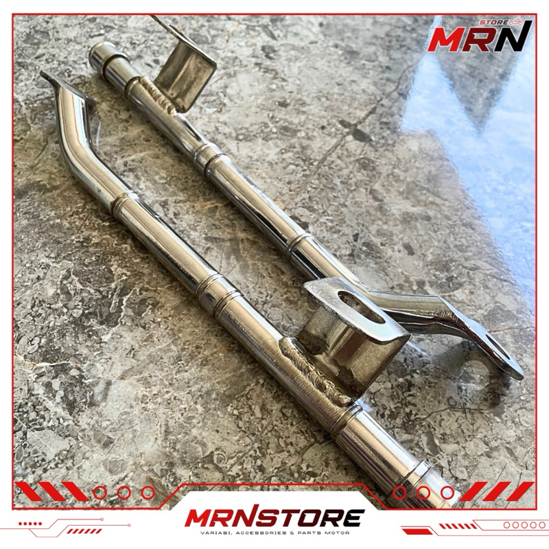 BEGEL BEHEL CB PANJANG BESI KROM POLOS FULL MANISAN CB100