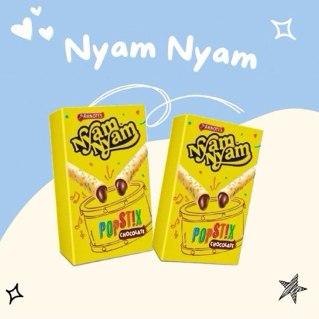 

NYAM NYAM POP STIX CHOCOLATE 48gr