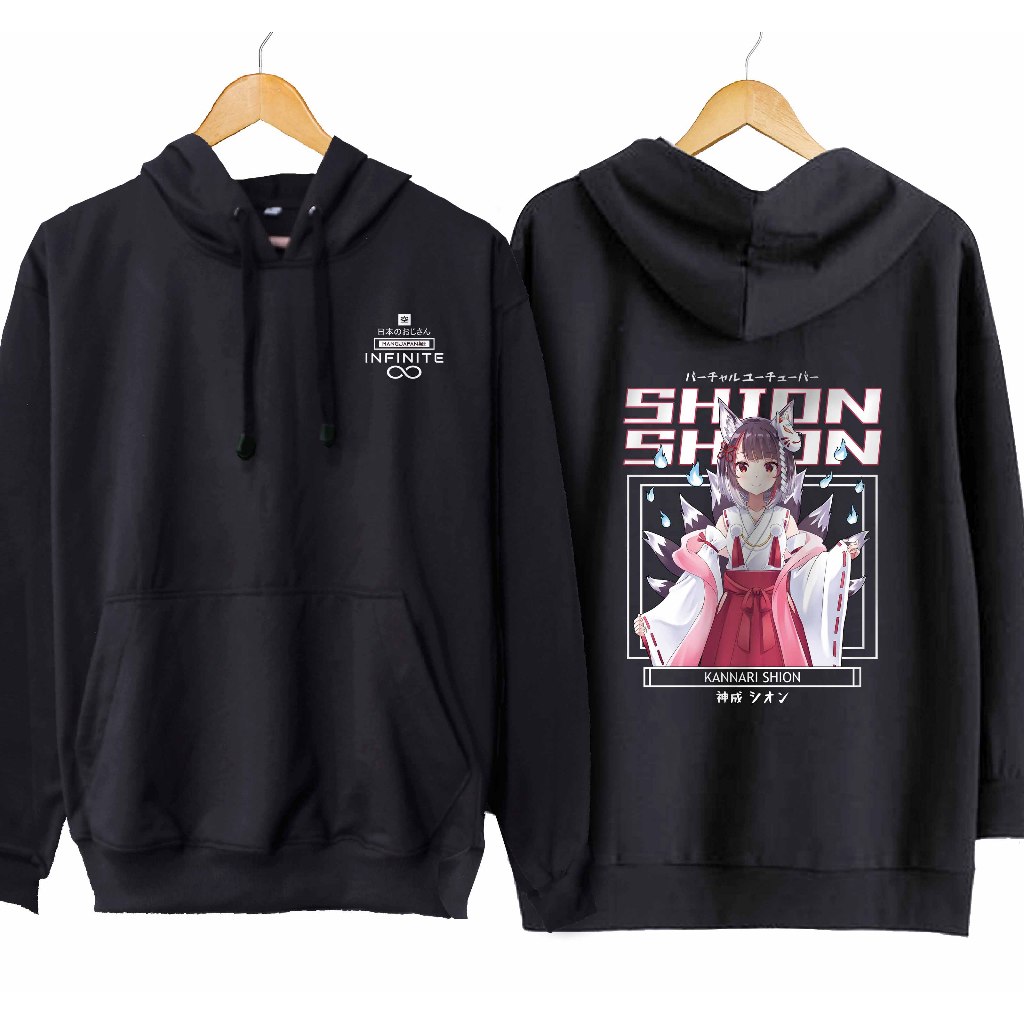 Jaket hoodie jumper infinite vtuber KANNARI SHION - VTUBER LEGEND material cotton fleece