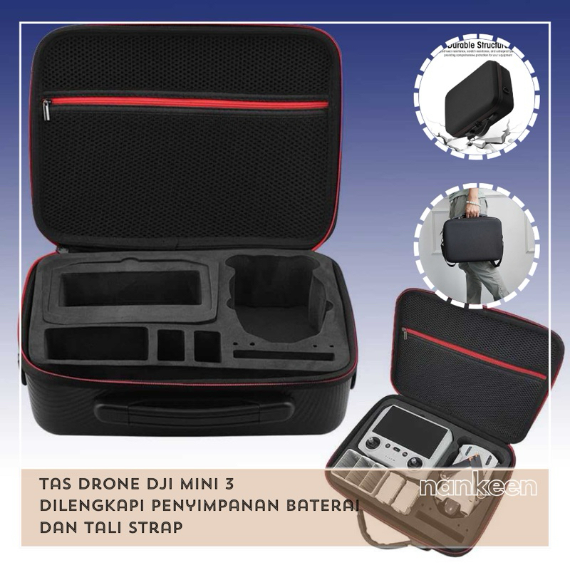 nankeen - Tas Drone DJI Mini 3/Protective Storage Case DJI Mini 3/Koper Drone DJI Mini 3/Case DJI Mi