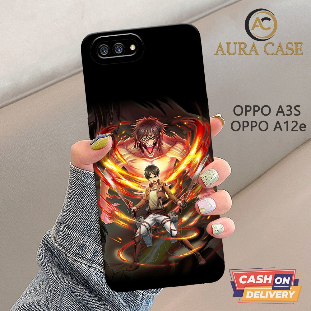 AURA CASE - Softcase OPPO A3S / OPPO A12E - ANIME Case - Case OPPO A3S / OPPO A12E - Casing Hp OPPO 
