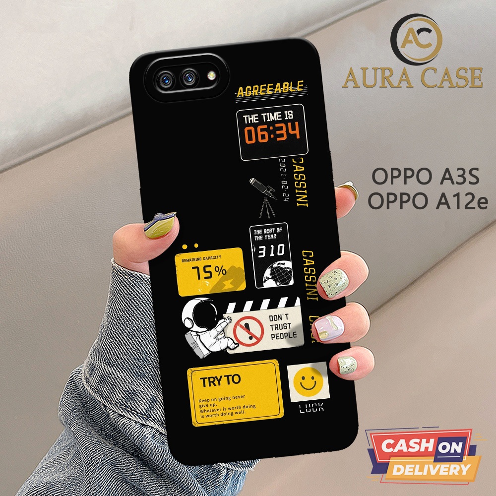 AURA CASE - Softcase OPPO A3S / OPPO A12E - ASTRONOT Case - Case OPPO A3S / OPPO A12E - Casing Hp OP