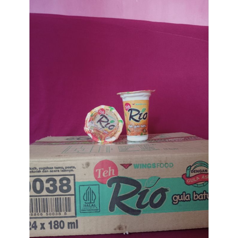 

TEH RIO GULA BATU 180ML@24PCS / TERMURAH