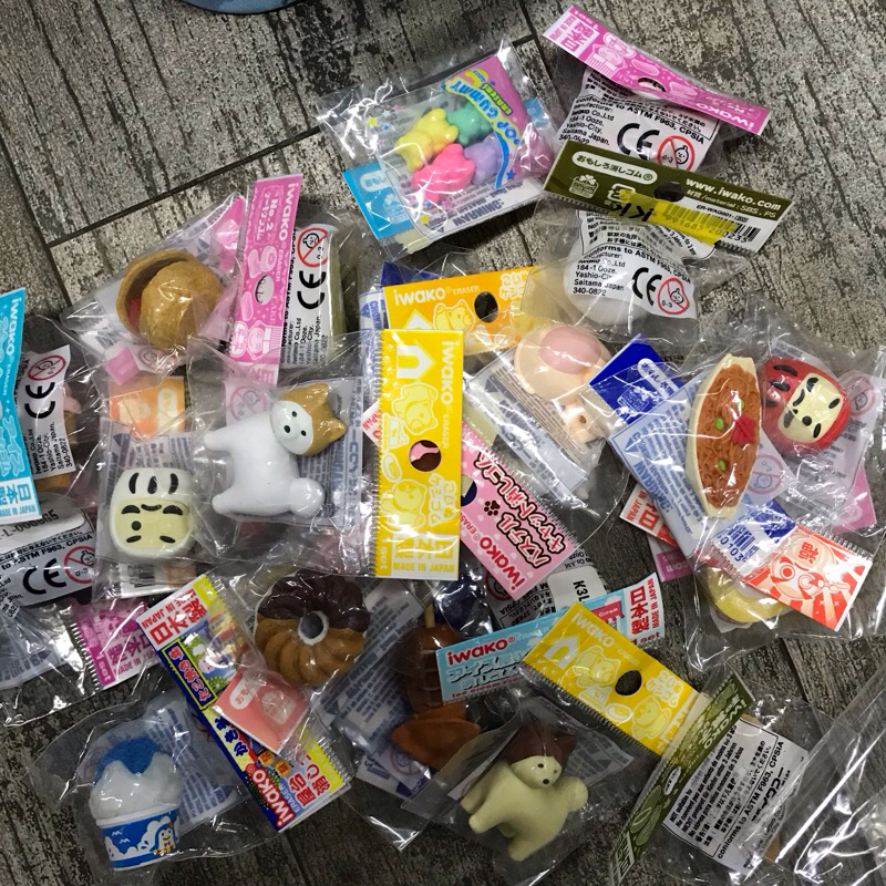 IWAKO ERASER FOOD SWEET ANIMAL DARUMA