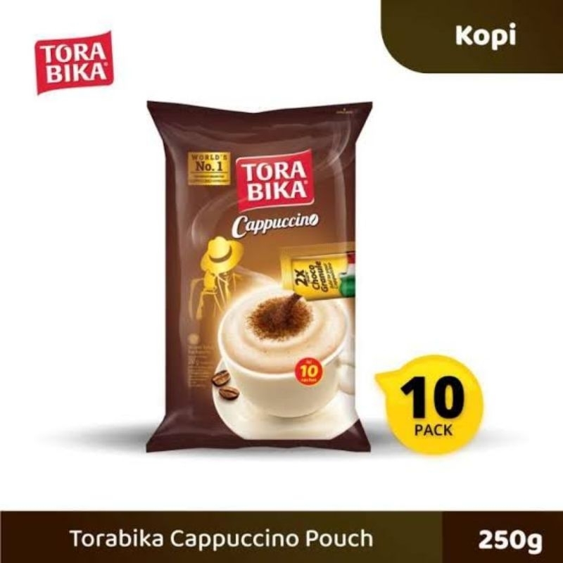 

TORABIKA CAPUCINO PLUS GRANULEKOPI TORABIKA 250gr isi 10sachet