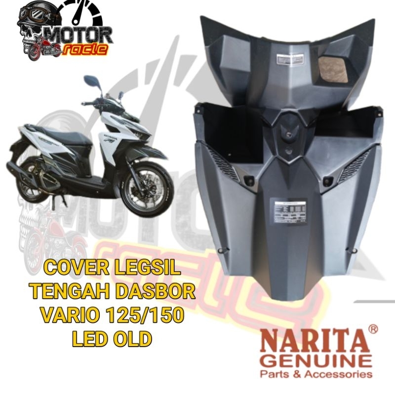 Cover Legsil Tengah Dasbor Vario 125/150 Dasbor Tengah Bawah Vario 125 150 Led Esp 2015 2016 2017