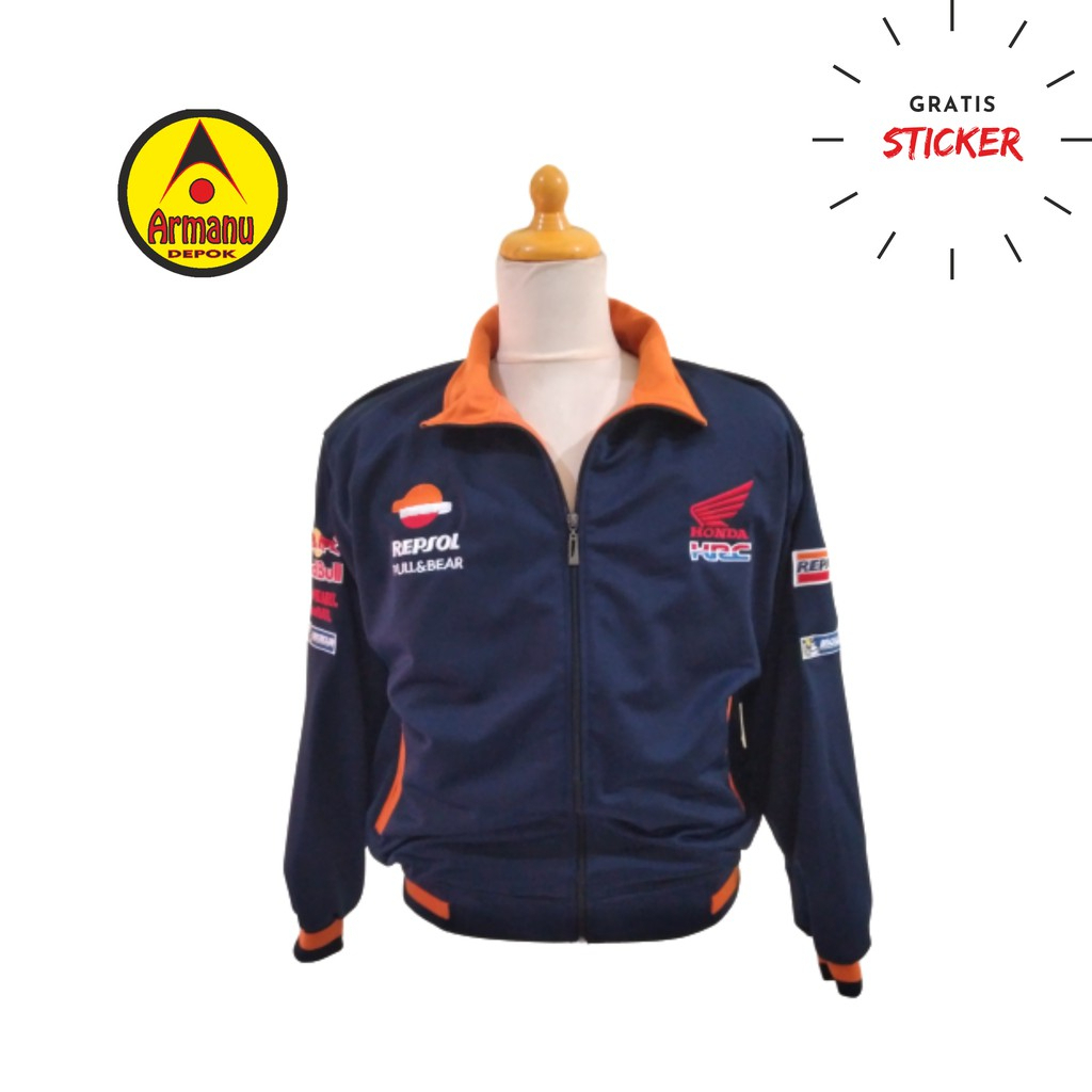 BHR.21Jl22c | Jaket Repsol Honda HRC team moto gp full bordir