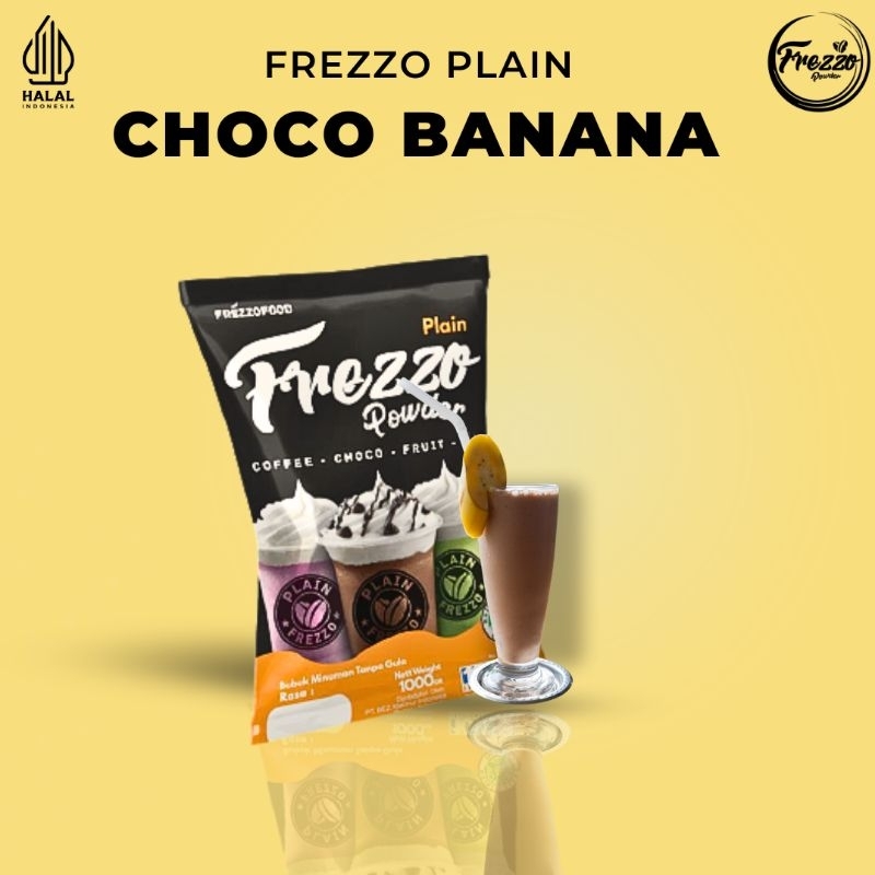 

Bubuk Minuman Rasa Choco Banana Plain Frezzo 1kg/ Minuman Murah dan Enak Frezzo Plain