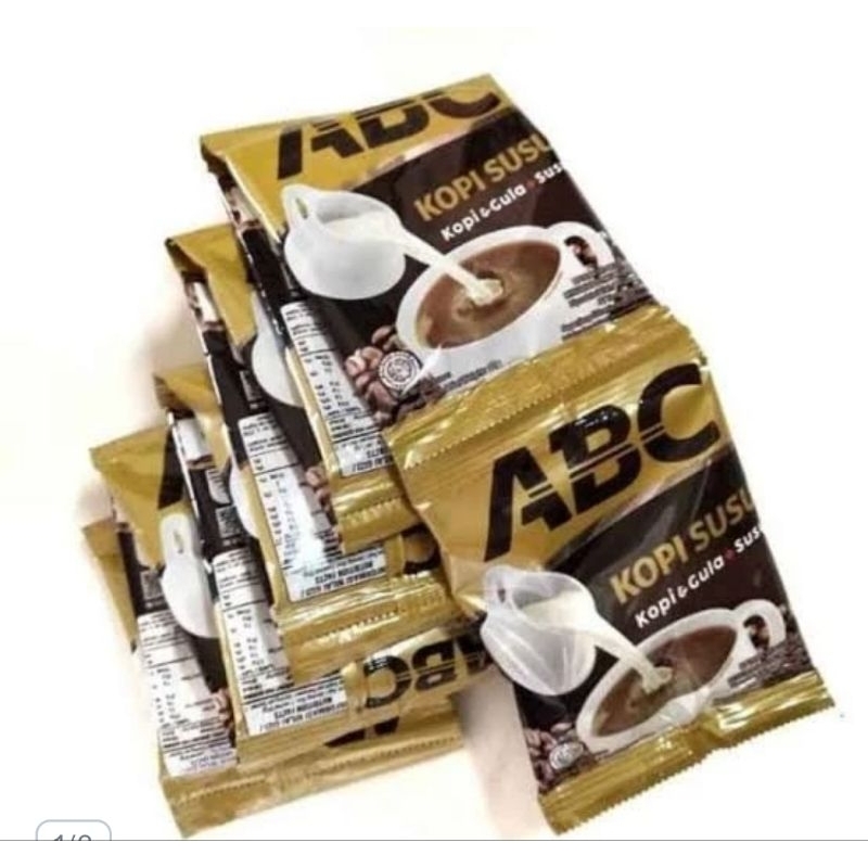 

kopi ABC Susu kemasan 1 Renceng isi 10pcs