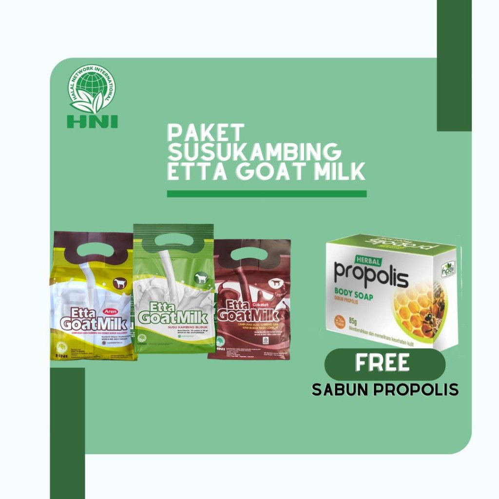 

HNI PAKET SUSU ETTAWA GOAT MILK ANEKA VARIAN