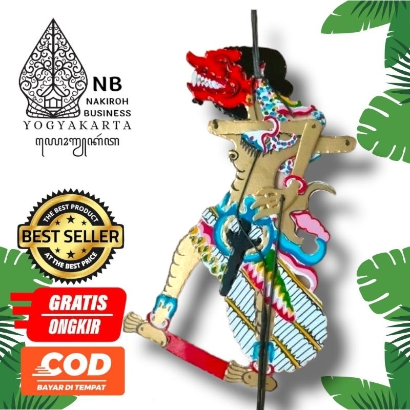 NAKIROHBUSINESS WAYANG KULIT SAPI BUTO CAKIL