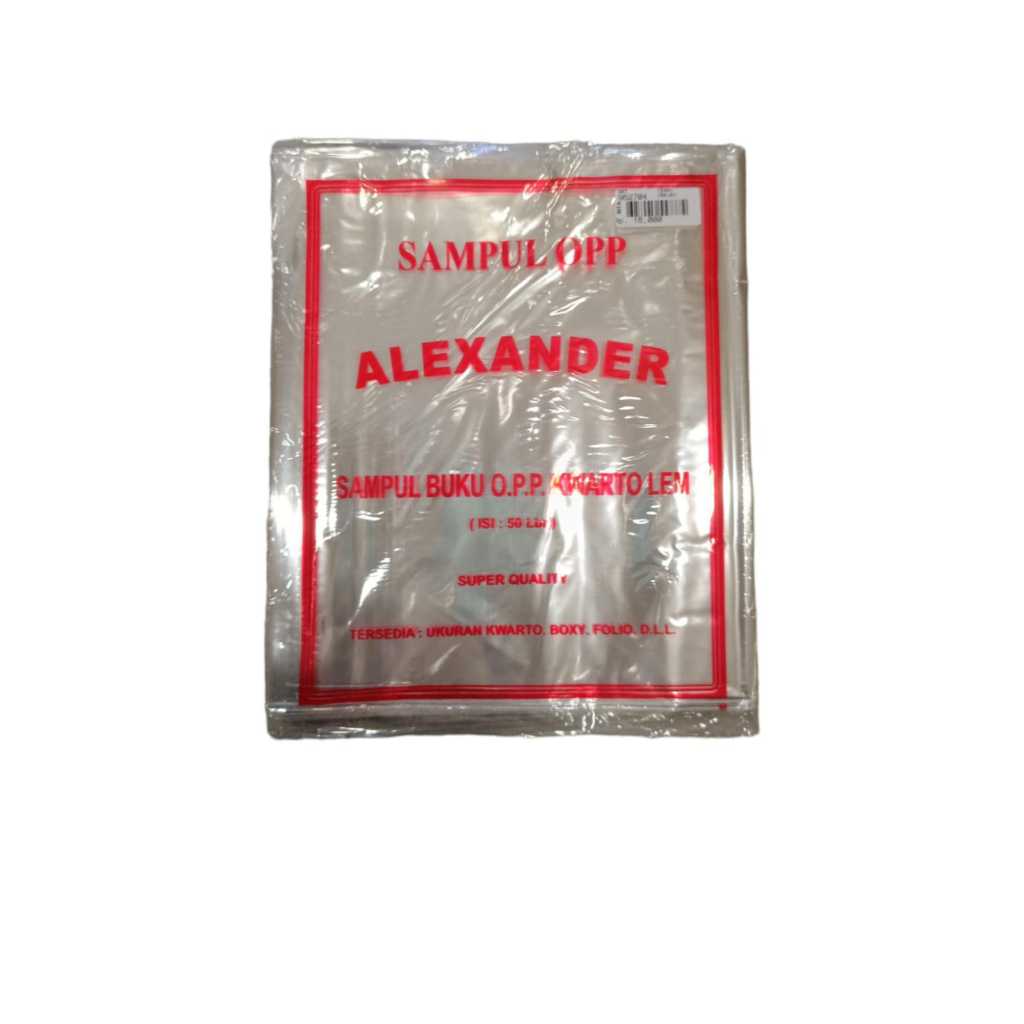 

SAMPUL PLASTIK OPP ISI 50