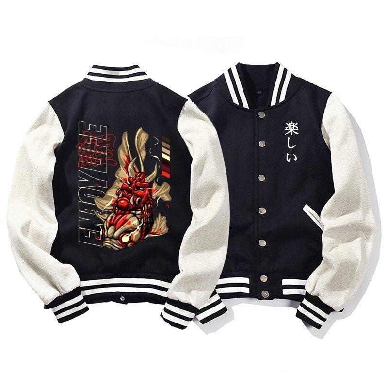 BIG SIZE S - XXXXXXL (7XL) JAKET FARSITY URBAN STYLE BIGSIZE JEPANG PRIA WANITA JAKET KOREAN BASEBAL