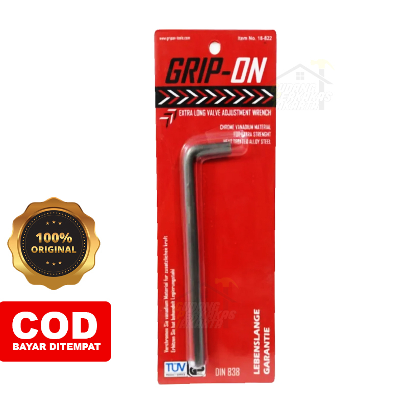 Grip-On Valve Adjustment Wrench Kunci Stel Klep Grip On / Kunci Klep / Kunci Setting Klep / L klep