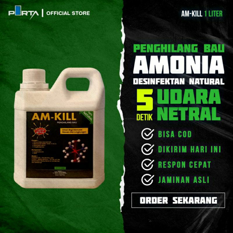 AM KILL Desinfektan penghilang bau amonia ayam