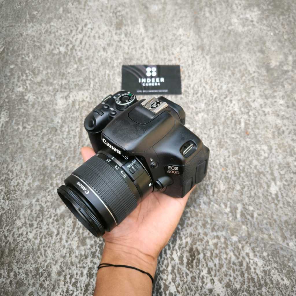 CANON 600D KIT 18-55MM SECOND MULUS ( GARANSI TOKO )  ✅ BUKAN 700D 800D 750D 400D 550D 760D