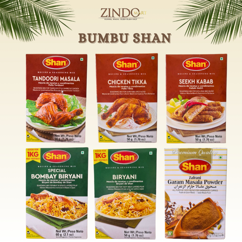 

SHAN BUMBU MASAK ALL VARIANT ORIGINAL - BUMBU SHAN REMPAH INSTAN