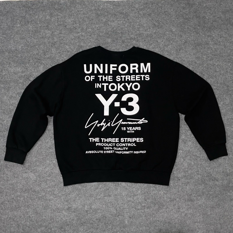 (Thrift) Crewneck Y-3 Yohji Yamamoto Black