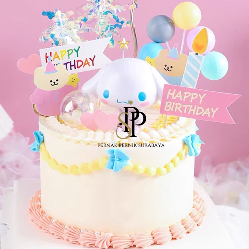 

MINIATUR KUE TART CINNAMOROLL HIASAN KUE ULANG TAHUN CINAMONROLL BIRTHDAY CAKE DECORATION DEKORASI ULTAH ANAK CINAMOROL DISNEY CINAMOROLL SANRIO KARAKTER PATUNG TOPPER CAKE FIGURE ANAK KECIL BOCIL