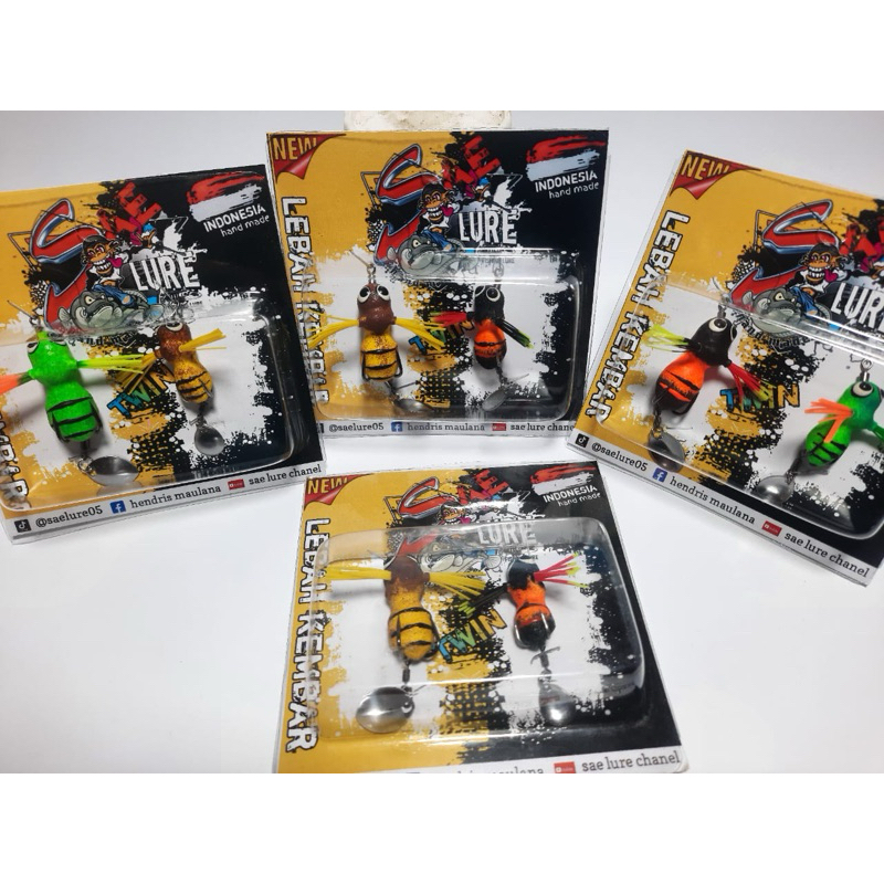 Soft Frog Sae lure lebah kembar