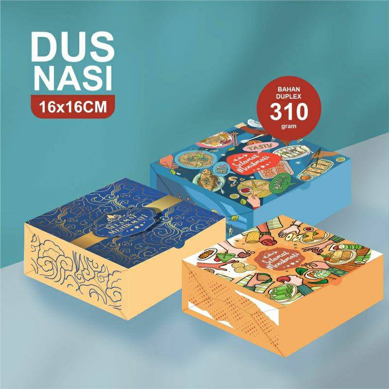 

DUS NASI 16 X 16 | KARDUS BOX CATERING 16 X 16 | DUS NASI KOTAK | KARDUS NASI | BOX KEMASAN
