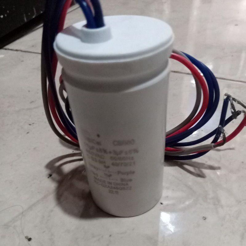 kapasitor mesin cuci Sharp 11+3 uf kapasitor mesin cuci Sharp original
