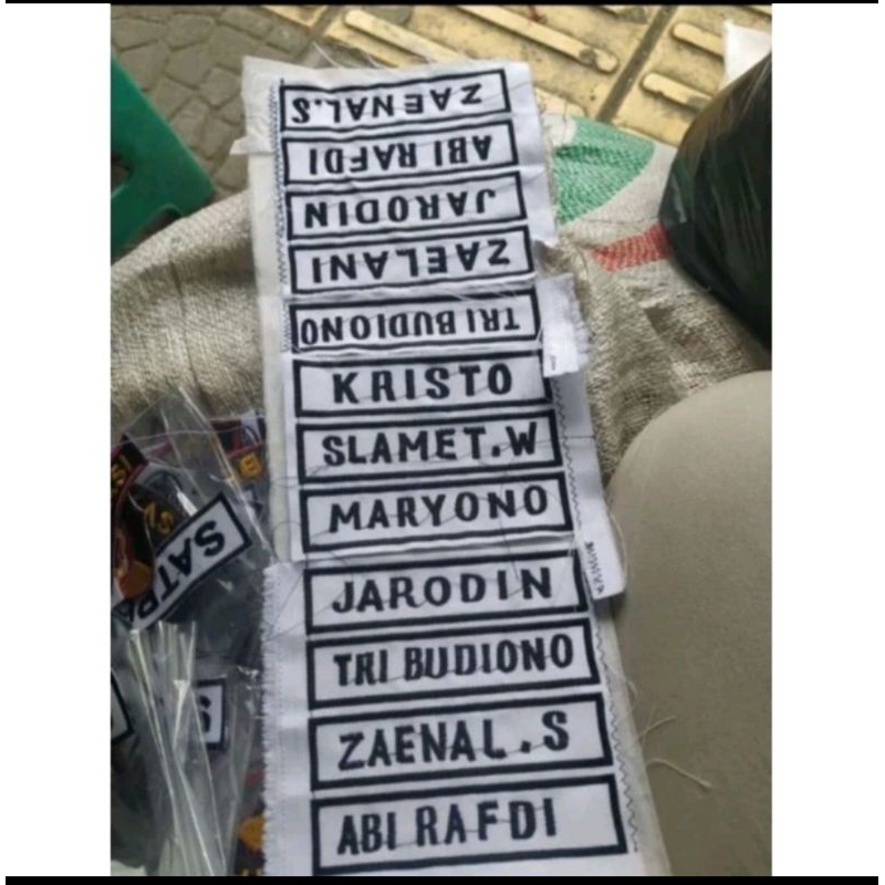 BET SATPAM/ BORDIR NAMA/ GADA PRATAMA