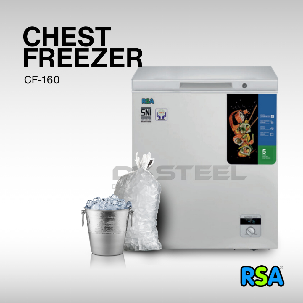 RSA Chest Freezer CF-160/Freezer Box 144 Liter / Freezer CF 160 RSA/Freezer CF160