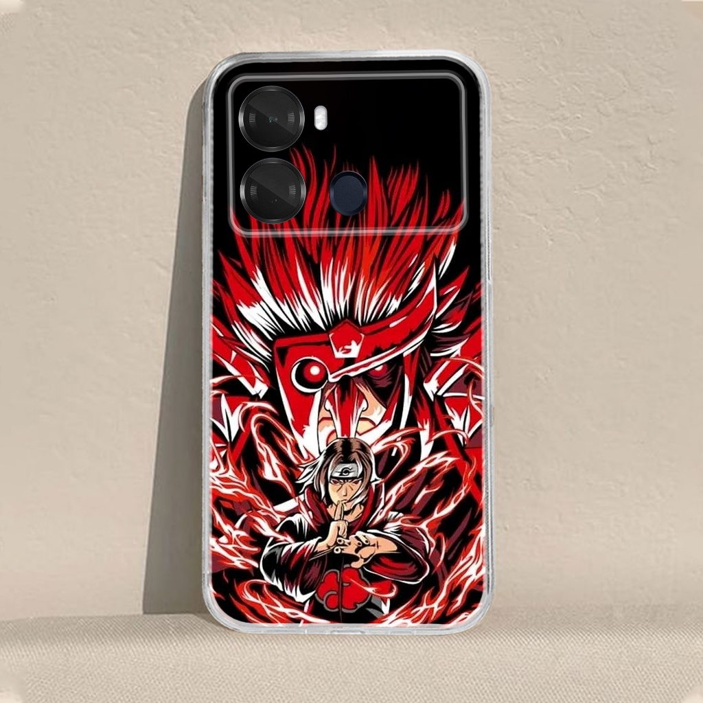 CASE ITEL P40 - CASING MOTIF GAARA - Softcase Premium - Bening Transparant - Silikon HP - Kesing - C