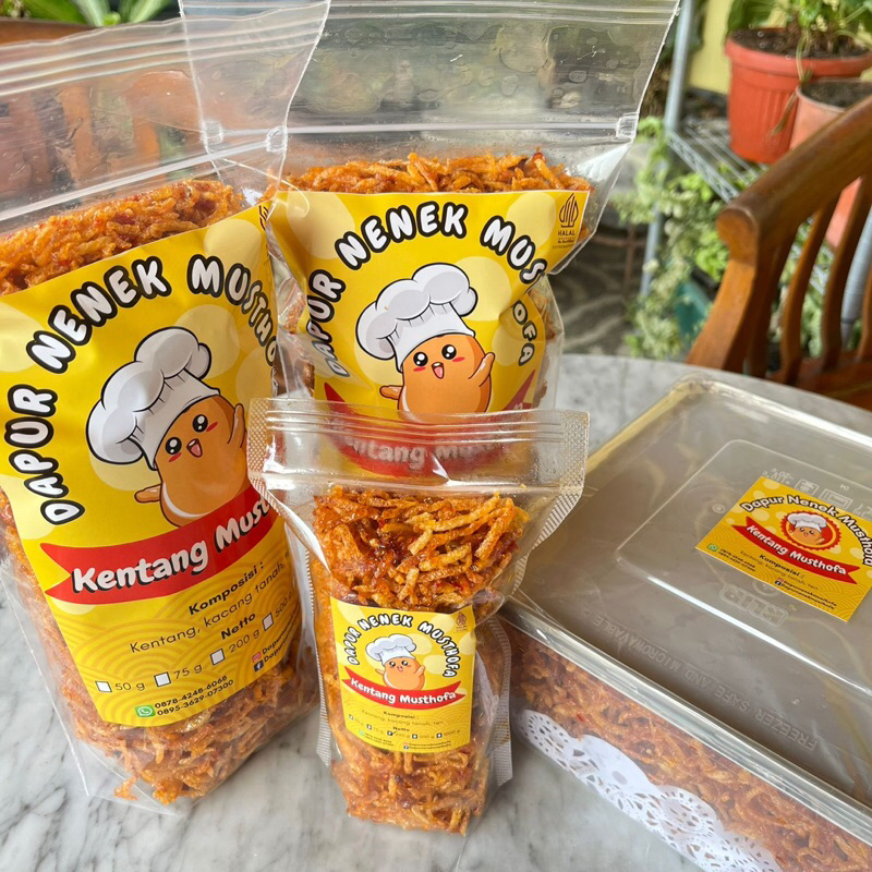 

KERIPIK KENTANG MUSTOFA, KACANG DAN TERI 500 g