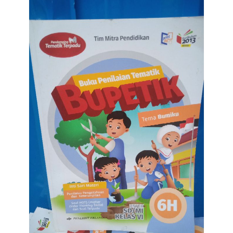 bupetik 6h kelas 6 sd erlangga kurikulum 2013 revisi