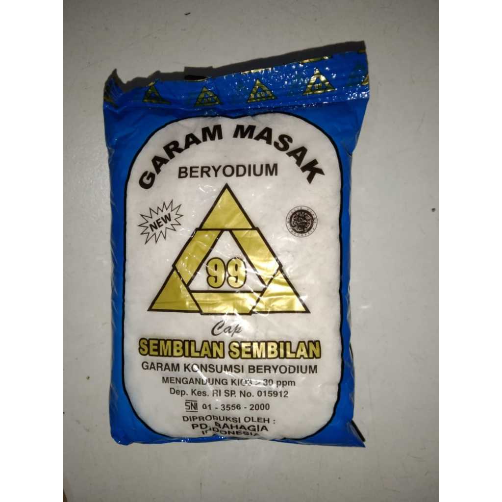 

Garam Masak Beryodium @200gram Cap Sembilan Sembilan