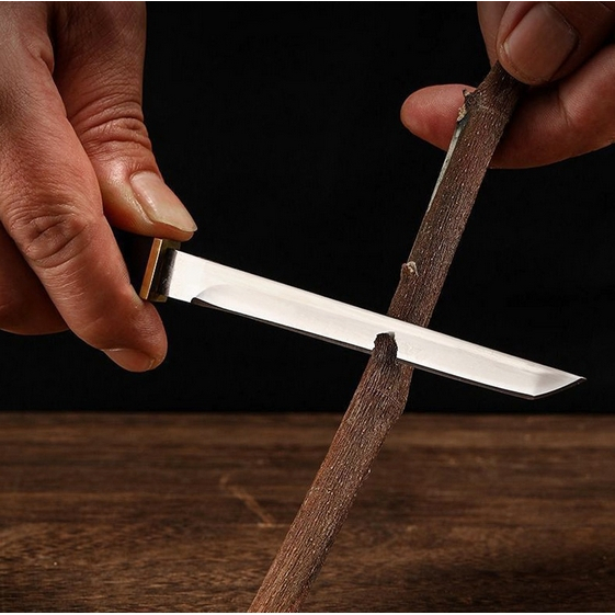 HS - Pisau Survival 2IN1 Pisau Daging Super Tajam Pisau Outdoor