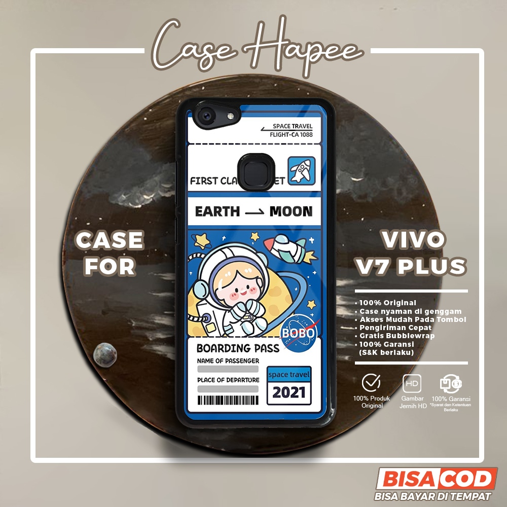 Case Vivo V7 Plus Casing Vivo V7 Plus [ASBC] Casehapee Case Glossy Case Aesthetic Custom Case Premiu