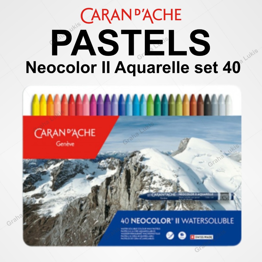 

Carandache Caran D'ache Neocolor II Watersoluble set 40 - Crayon