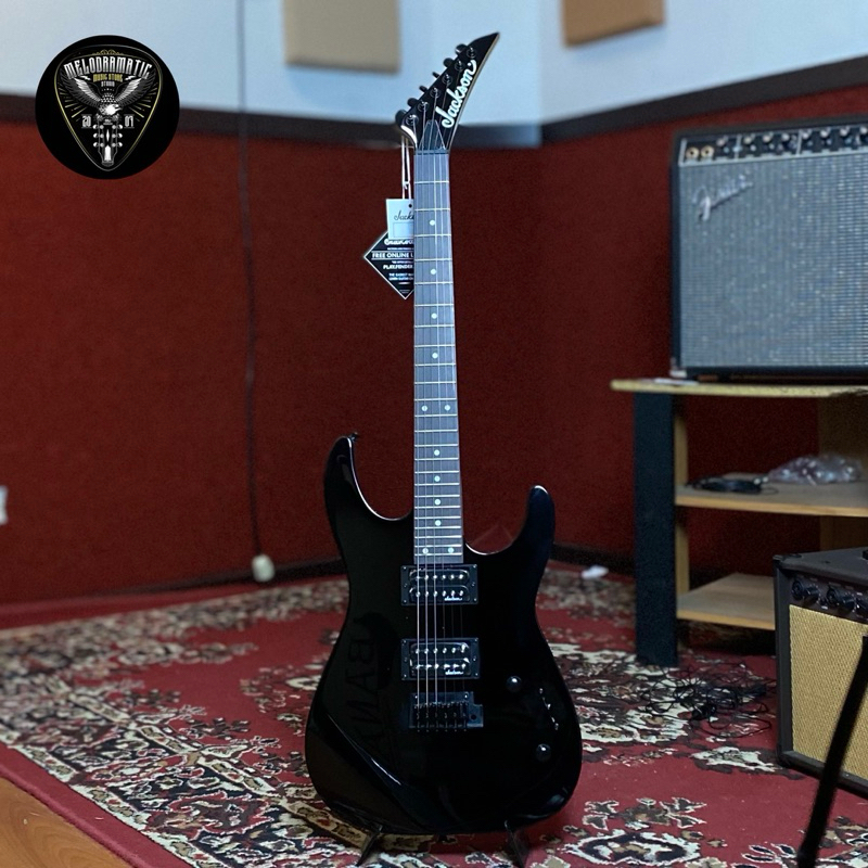 GITAR ELEKTRIK JACKSON DINKY JS12 GLOSS BLACK